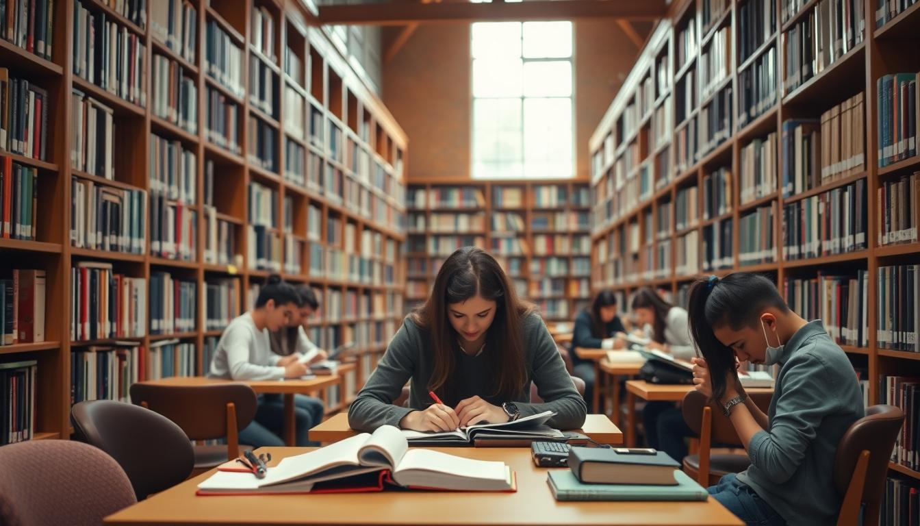 Organized exam preparation notes and academic planner